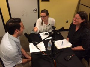 Keith Warnke, Hannah Keegan, and Joan Kingsland creating TOB20