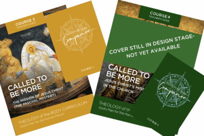 Called to Be More Courses 3 & 4 Teacher’s Guide & Student Companion Books-PREORDER (Sophomore Year Semesters 1 & 2)