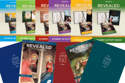 K-8 TOB STUDENT BOOK Renewals/Reorders: K-5 REVEALED Student Activity Books (2023) &/or Grade 7 Student Commonplace Books (2019) & NEW Level I & III- Jr. High (formerly Grades 6 & 8)Teacher & Student Books (2024)